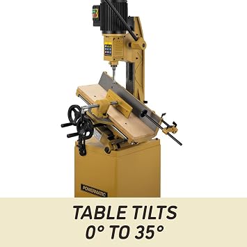 Powermatic Tilt Table Mortiser, 1 Chisel, 10-3/4 Stroke, 115/230V 1Ph (Model 719T)