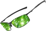Lunettes de soleil polarisées pour hommes Femmes UV Cadre métallique de protection Ultra Léger Conduite Pêche Courir Extérieur Pilot Lunettes de soleil