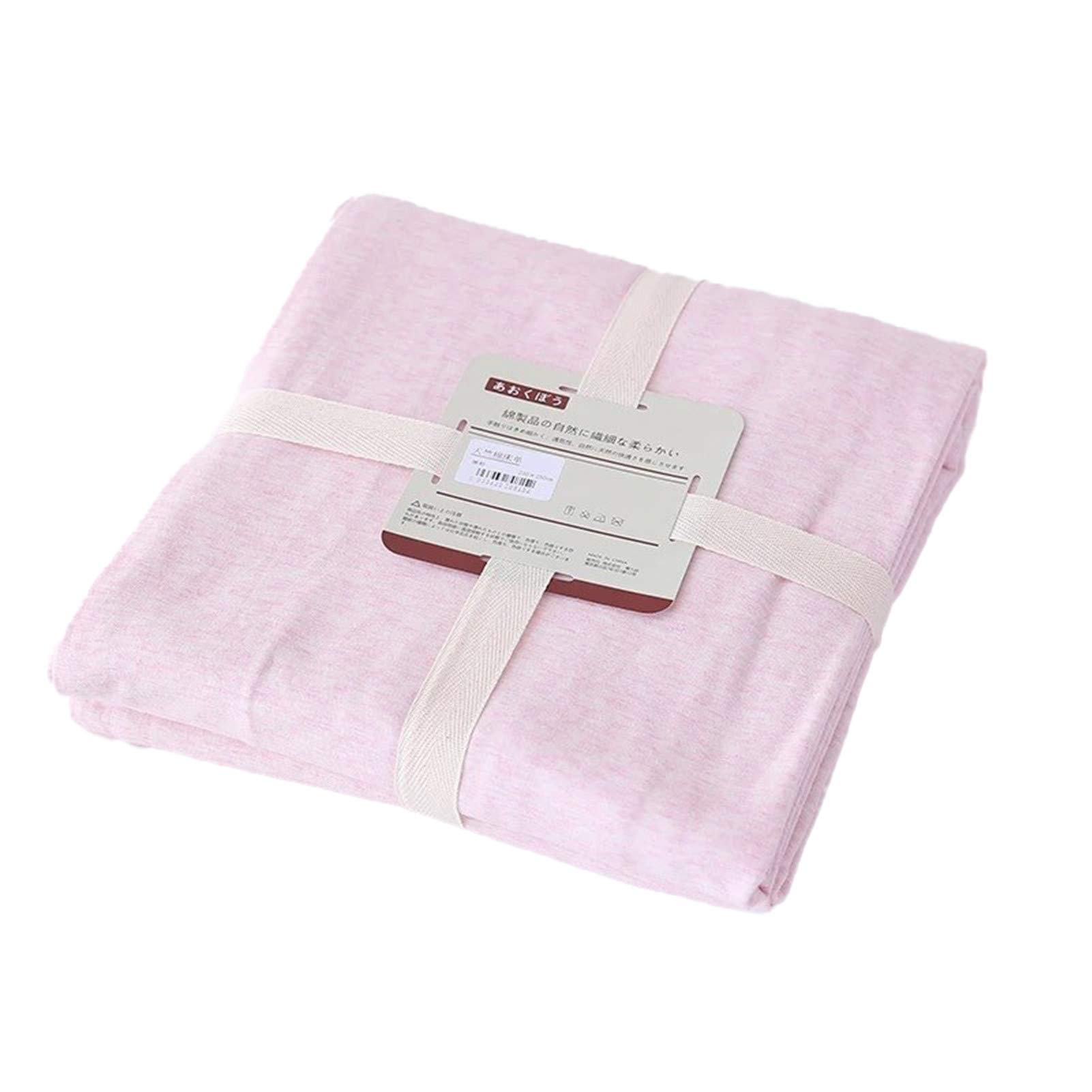 BEDSETS Protector De Colchón, De Rizo, Ajustable, 100% Impermeable con Tratamiento Antiácaros, Fabricado con Algodón Biorgánico (Pink B,180 * 200+25CM)