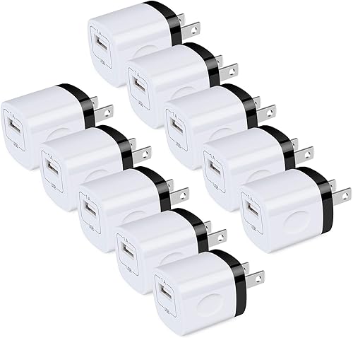 Miniatura 8 de Enchufe de pared USB de un solo puerto, paquete de 5 unidades de 1A5 V, adaptador de corriente para iPhone 15 14 13 12 11 XS XR X 8 Plus, iPad,