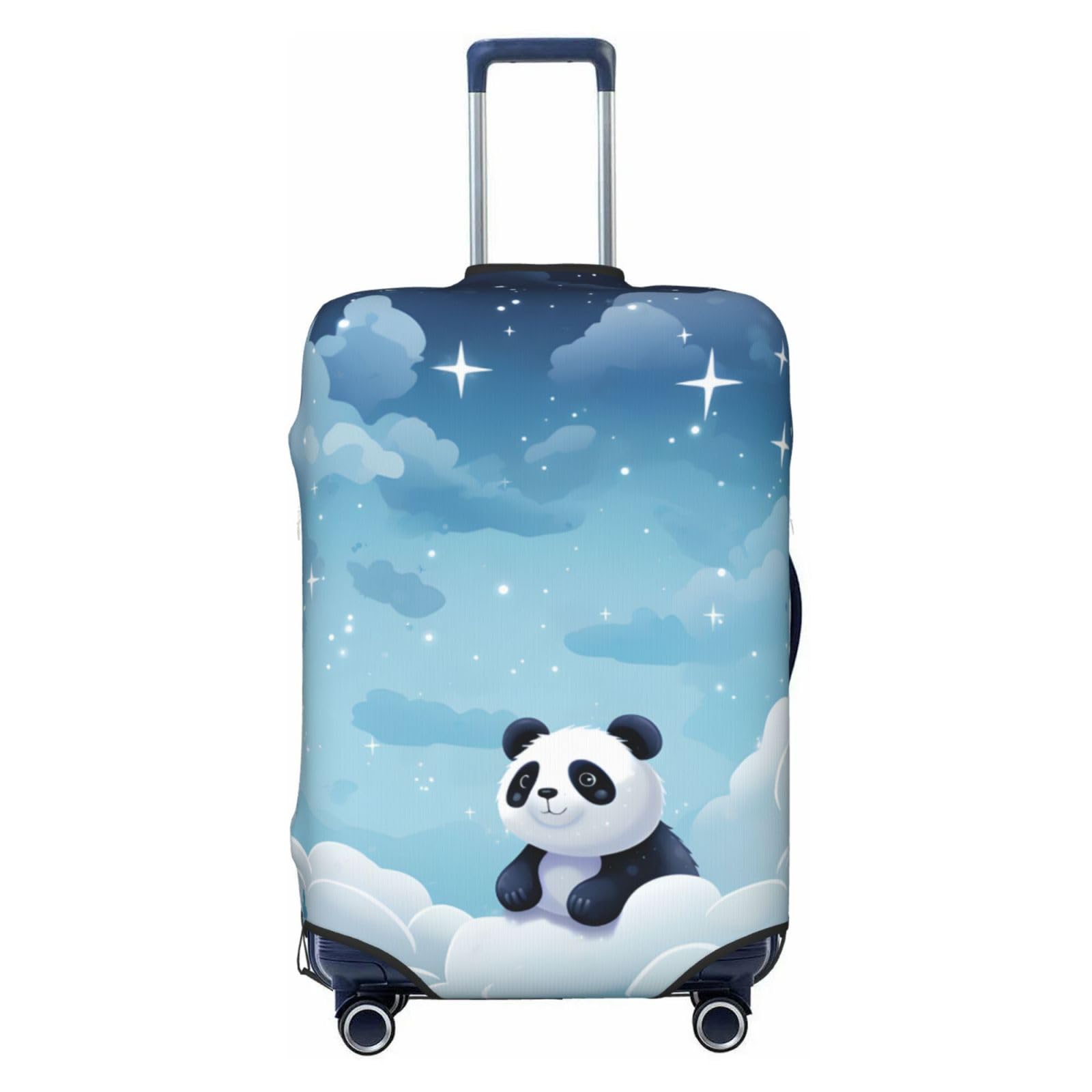 Kofferabdeckungen, Kofferschutzhülle mit Sternen-Panda-Motiv, 18–32 Zoll(M)