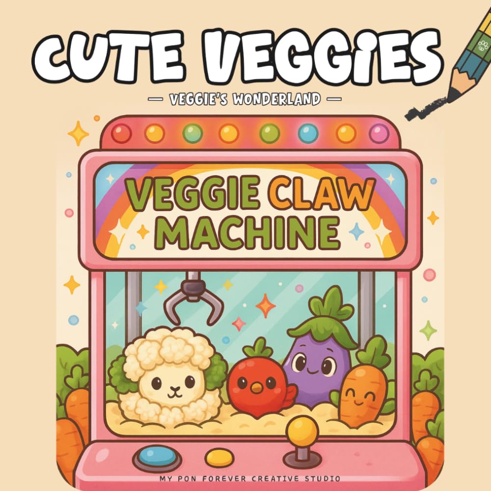 Veggie's Wonderland: A Whimsical Coloring Adventure For All Ages – Discover the Magic of Nature's Gifts.