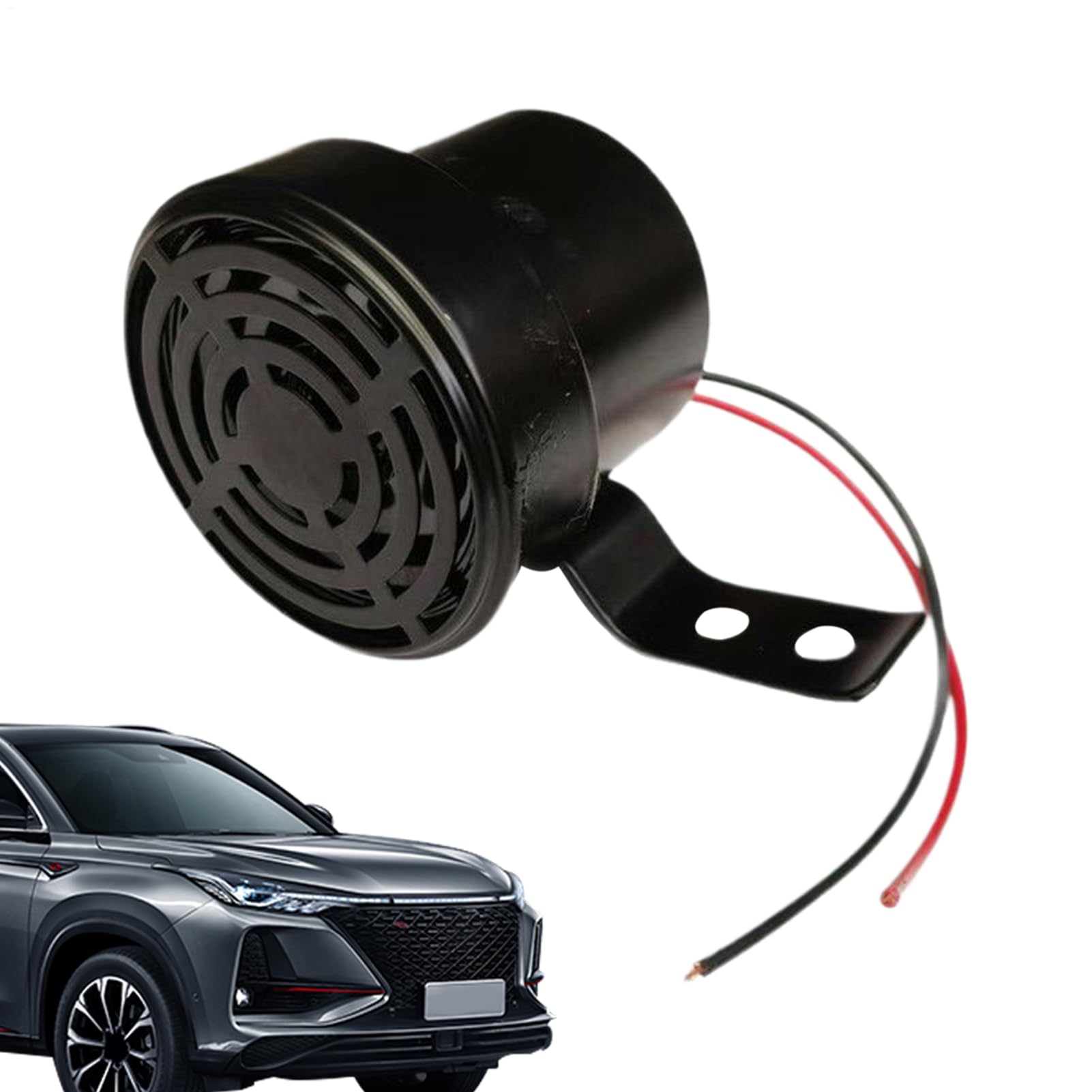 Tromba per auto con suono di cane che abbaia | corno di allarme con suoni di animali e abbaiare di cane per auto - 4 livelli di regolazione del volume Modifiche automobilistiche per auto