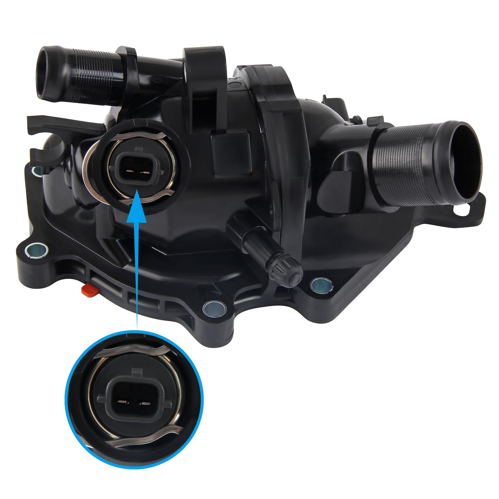 DOCAS Compatibile con DACIA DOKKER DUSTER 1.3 TCe Compatibile con RENAULT AUSTRAL CAPTUR I DUSTER KANGOO III MEGANE IV SCÉNIC IV TALISMAN 1.3 TCe Termostato 110600260R