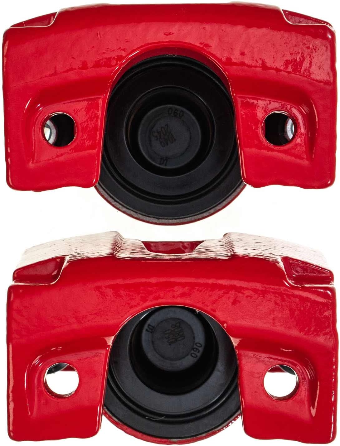 PowerStop Rear Red Powder Coated Brake Caliper Pair for Dodge Dakota 2003-04 - High-Temp Brake Caliper Upgrade, S4872