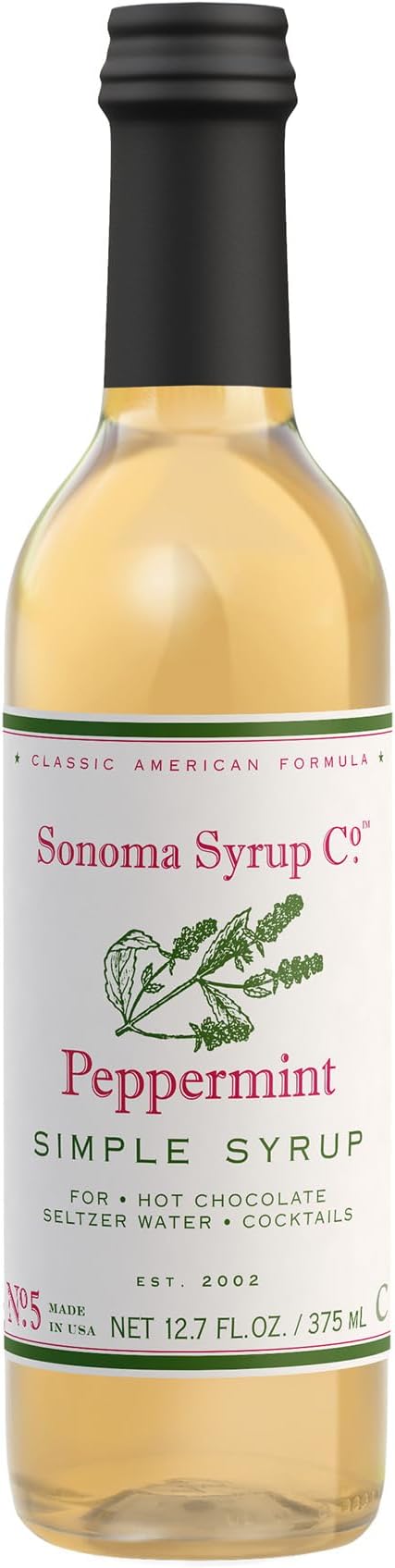 Sonoma Syrup Co. Co Peppermint Simple , 12.7 fl ounces