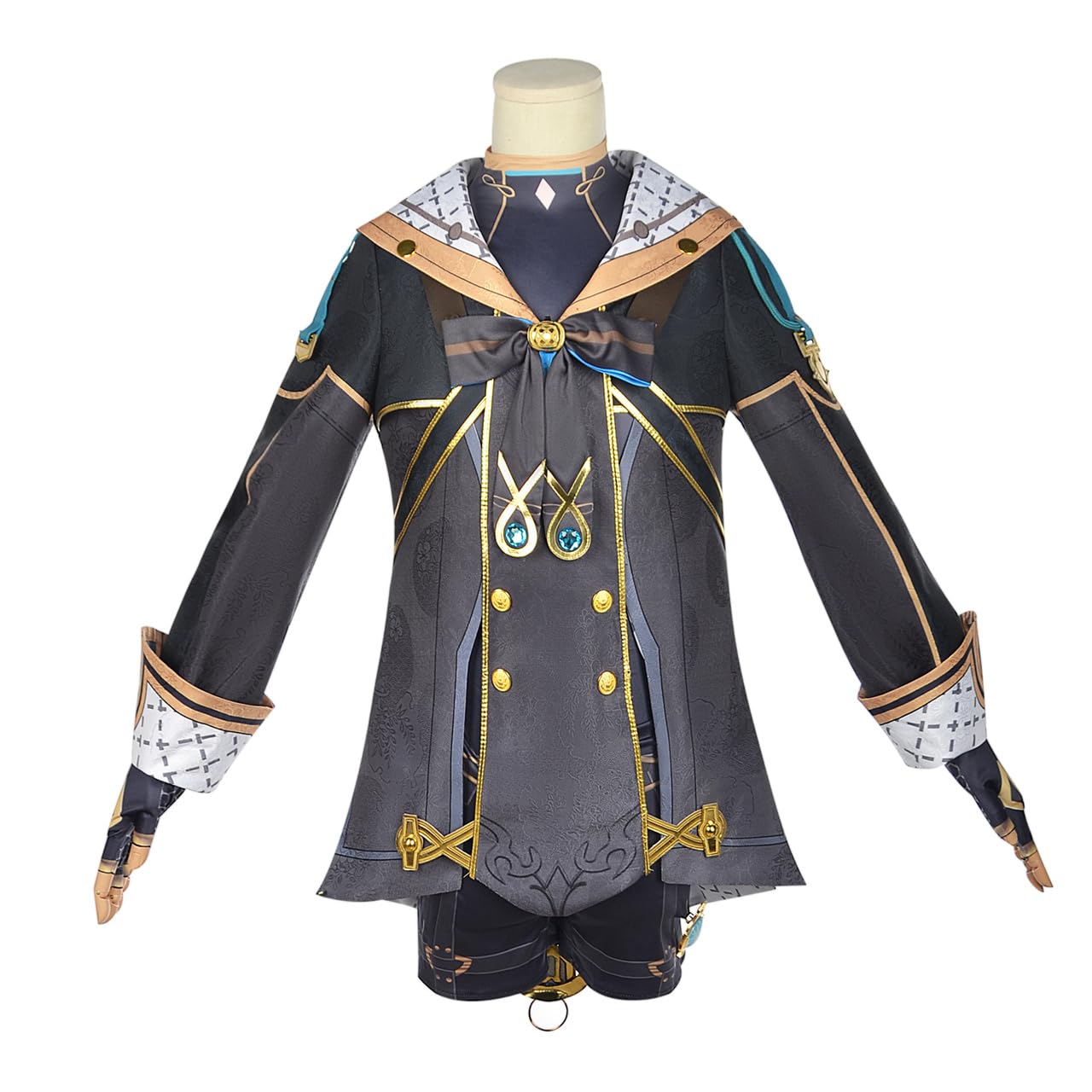 Amazon.co.jp: 原神 フレミネ コスプレ衣装 豪華版 フルセット 