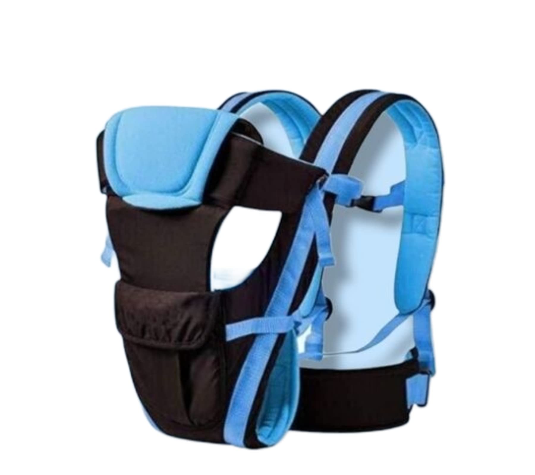 Duggu Kids 4-in-1 Adjustable Baby Carrier Cum Kangaroo Bag/Baby Carry Sling/Back/Front Carrier for Baby with Safety Belt and Buckle Straps (Royal Blue)-image-24