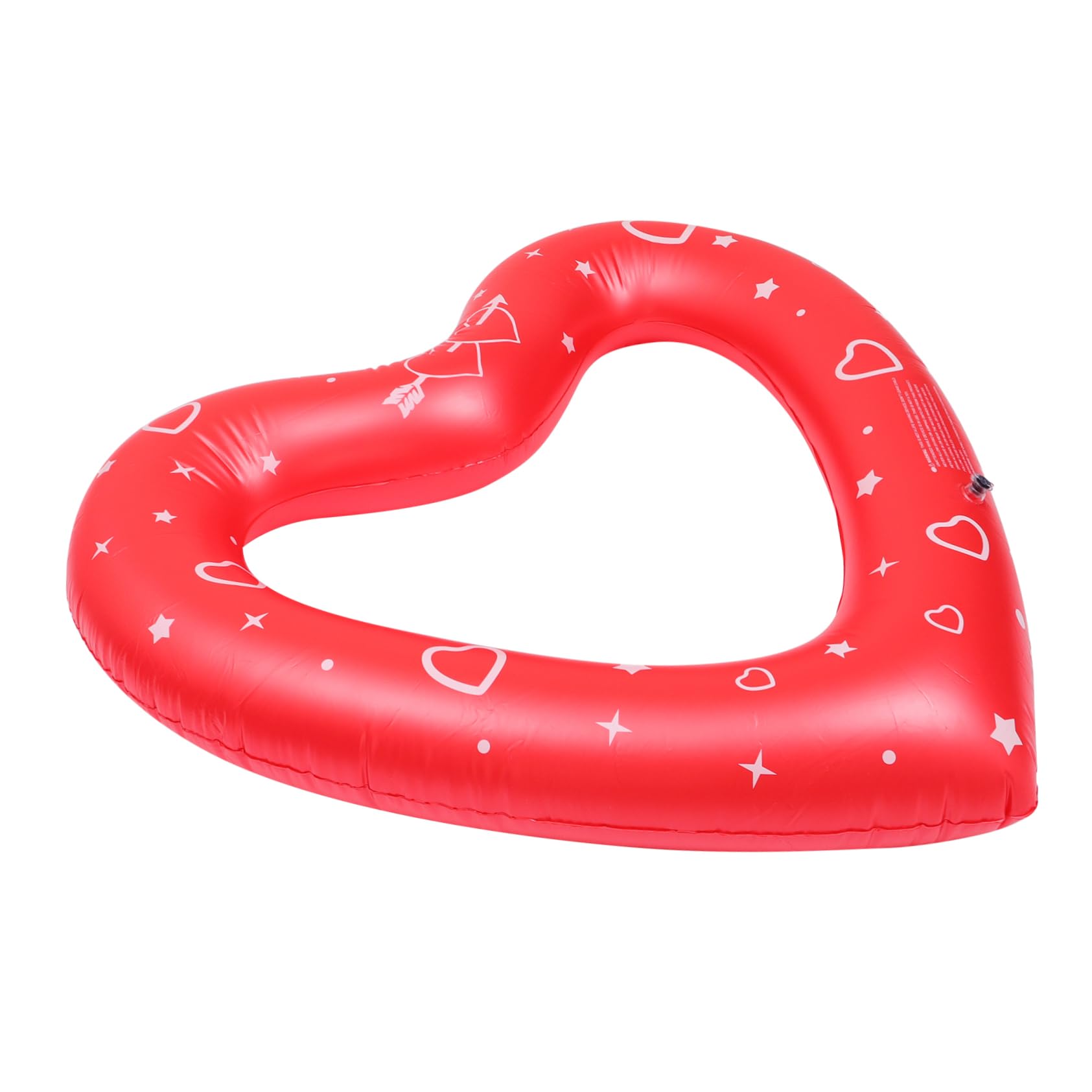 JOINPAYA 2pcs Small Inflatable Pool Ring Float Heart Shape for Adults Boys and Girls Beach Pool Party Accessory