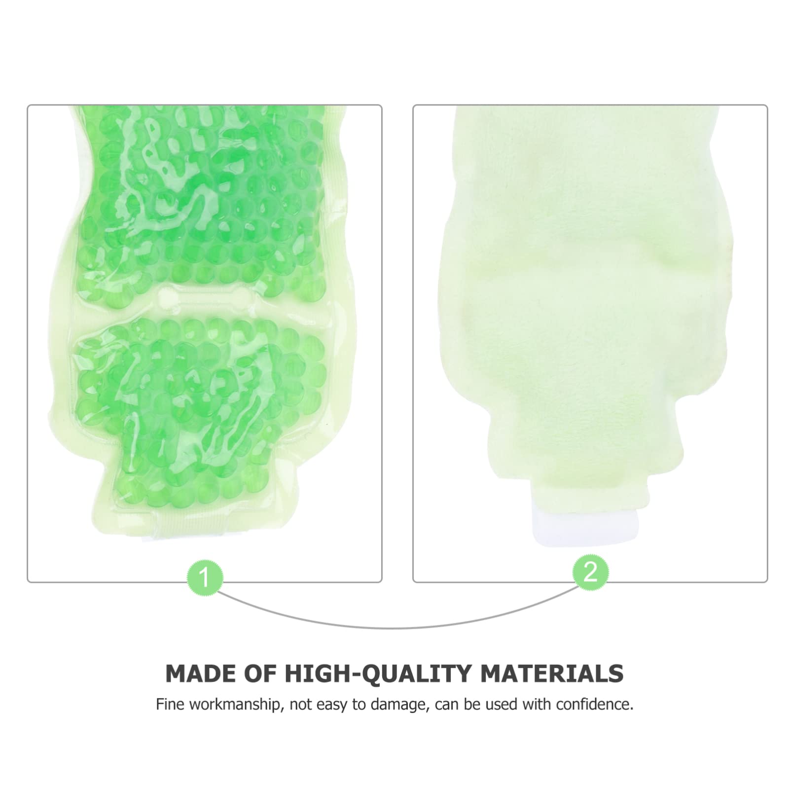 FRCOLOR 2pezzi Borsa Ghiaccio Gel Riutilizzabile Per Polso e Articolazioni Compressa Fredda Per Trattamento Lesioni e Gonfiore Fodera Resistente e Confortevole Per Contusioni e