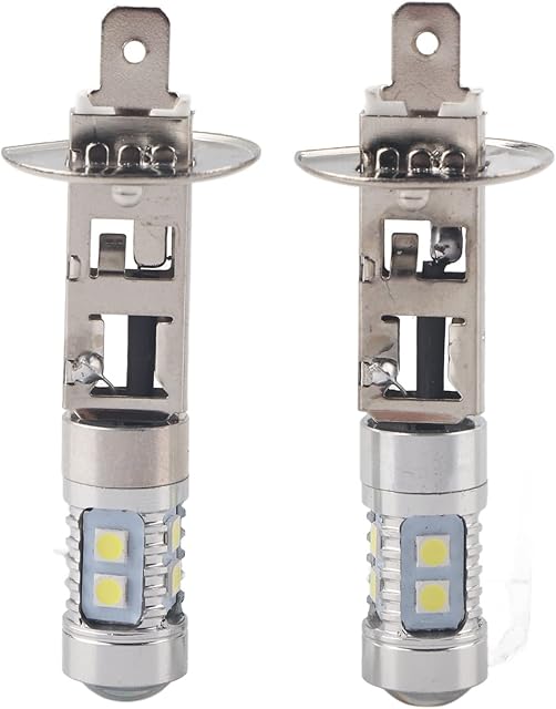2Pcs LED H1 Headlight Bulbs 1800 LM 6000K 100W Super Bright Headlamp Bulbs Super Bright White Light for Car Fog Light,Headlights Daytime Running Lights