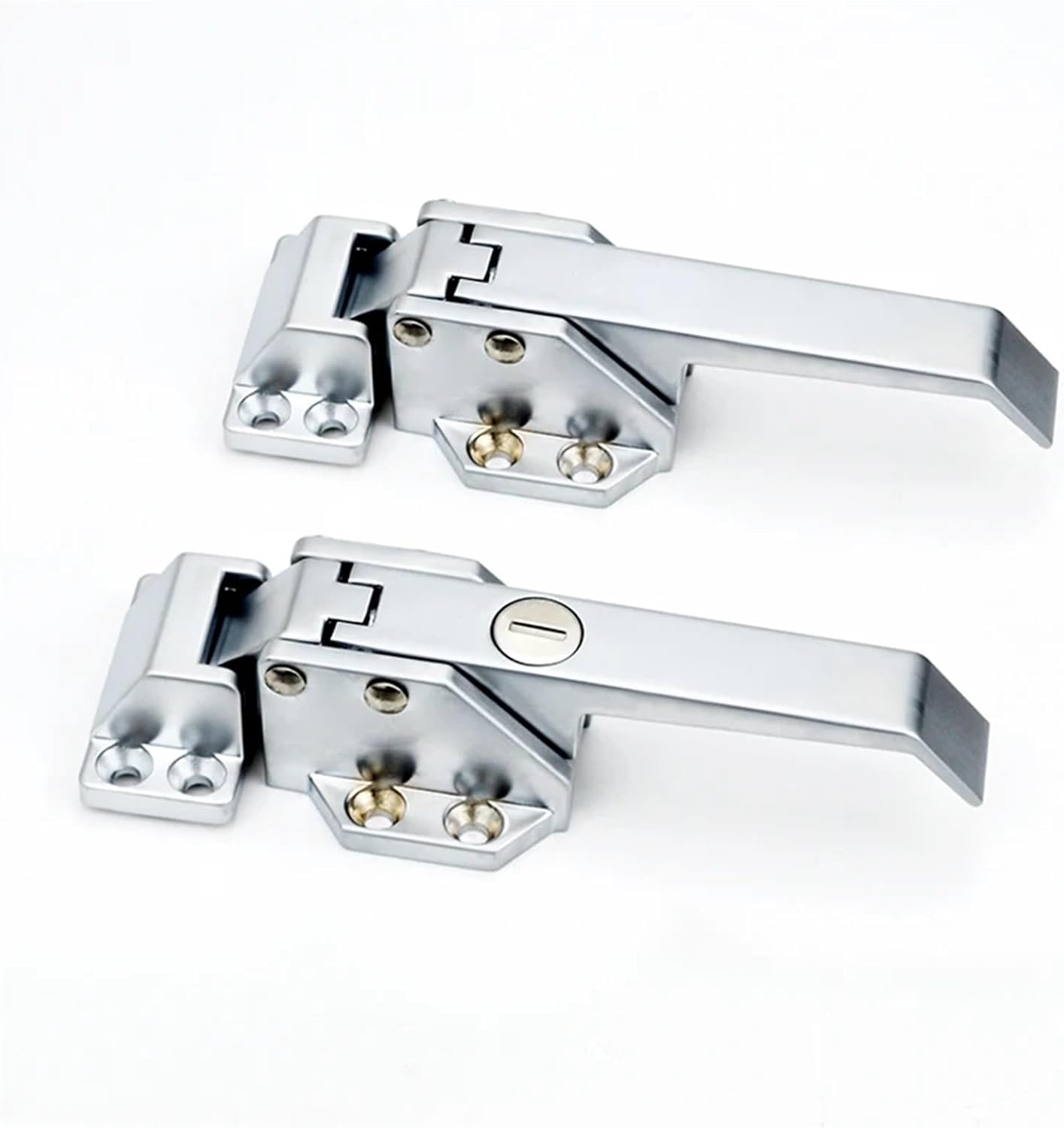 Industrial Freezer Handle Oven Door Hinge Cold Storage Store Industrial Lock Latch Hardware Pull Part Equipment Plant 1Pcs(Without Key)