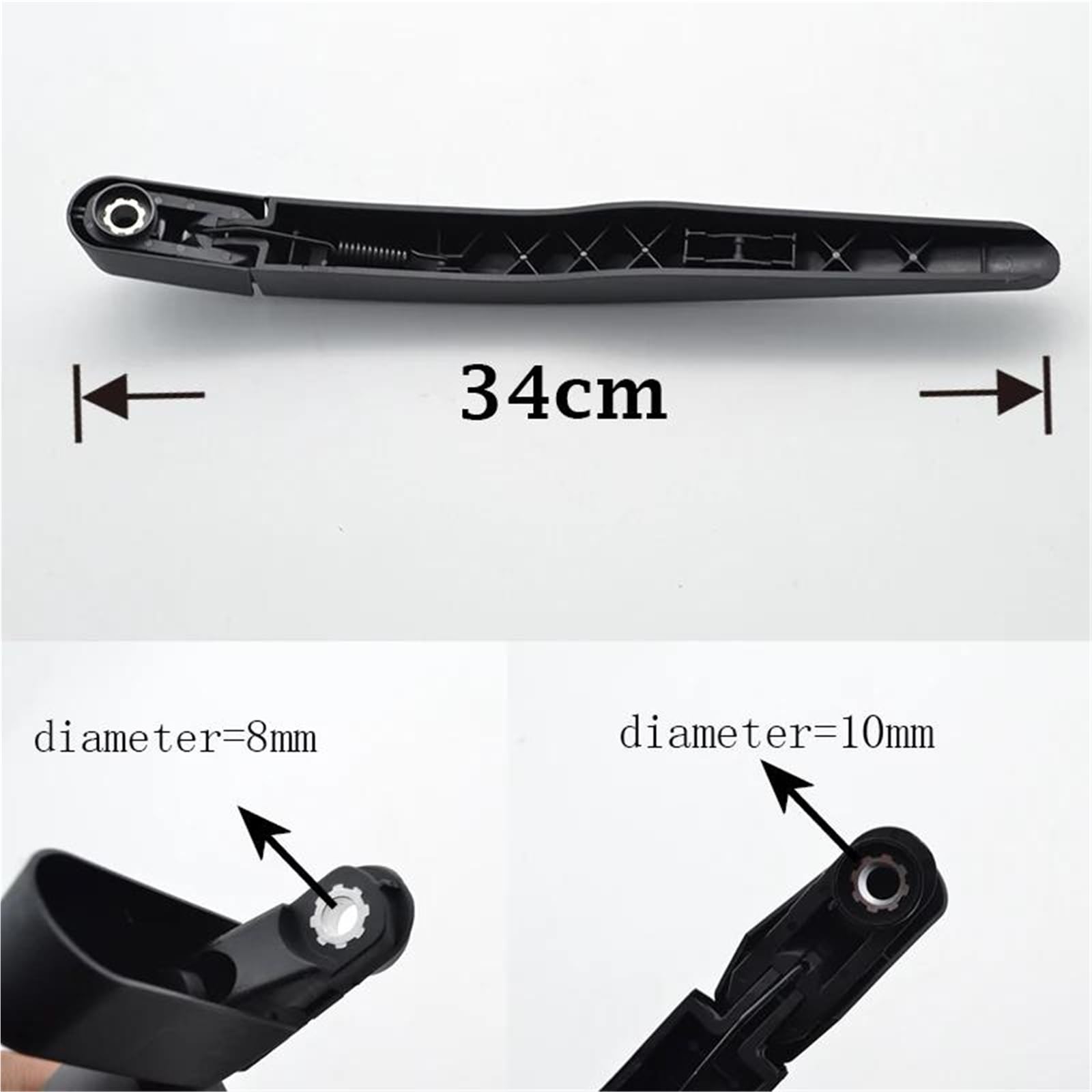 Kit Set Braccio E Spazzola Tergicristallo Posteriore da 11" per Ford per Kuga per Escape 13-19 Parabrezza Parabrezza Portellone Posteriore Finestrino Spazzola Antipioggia Tergicristallo