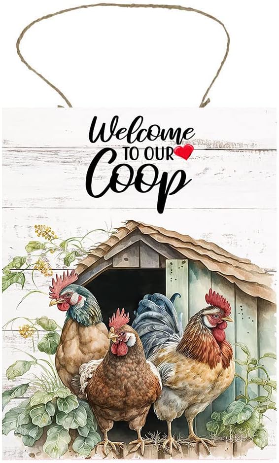 Twisted R Design Welcome Wall Decor Sign - Use as Home Decor, Door Hanger, Office, Farmhouse Wood Sign, Party Decorations, Home welcome Signs (7"x9") (Welcome Guitar)