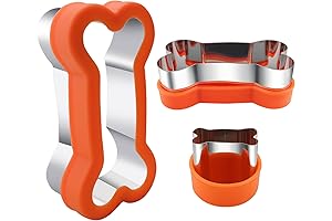 Dog Biscuit Cookie Cutters Set: Craft Culinary Canine Creations with Canine-Themed Molds