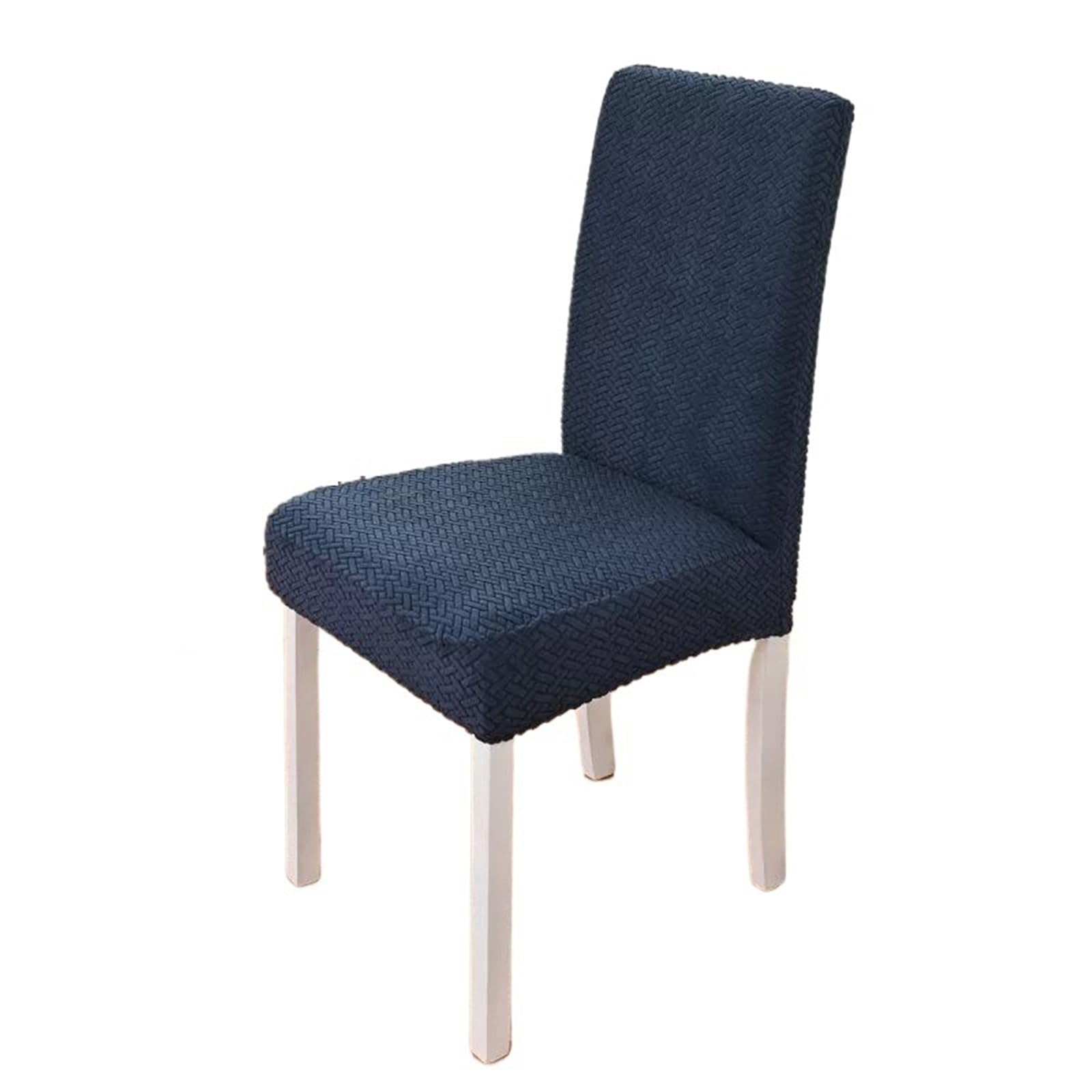 ECPGPMDLDT Chair Covers Stretch Kitchen Dining Room Chair Covers Removable Washable Dining for Family Dining Wedding Banquets Conferences(E,4pcs)