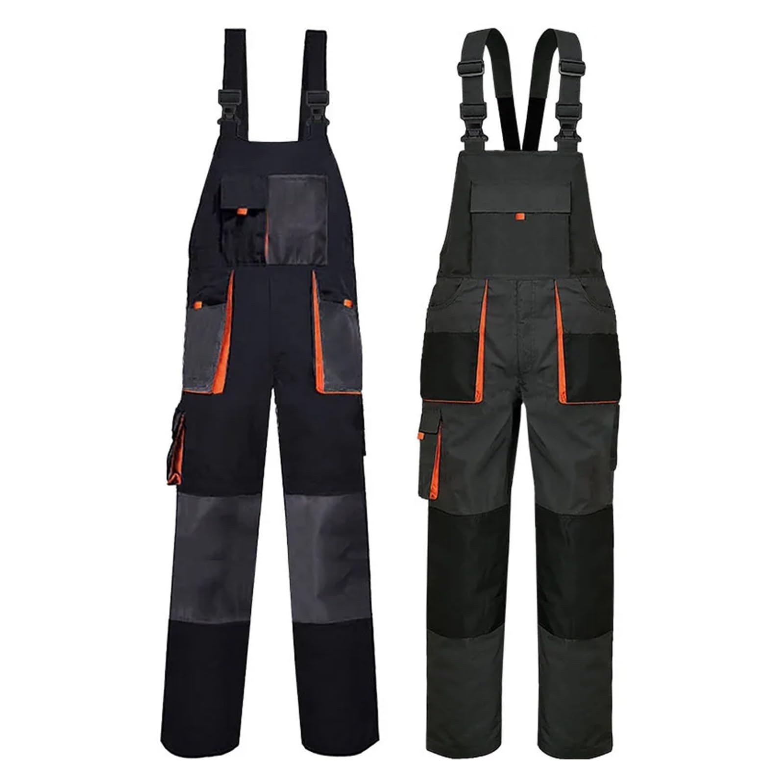 Arbeitshosen Herren-Overall, Arbeitskleidung mit mehreren Taschen, verschleißfeste Schutzkleidung