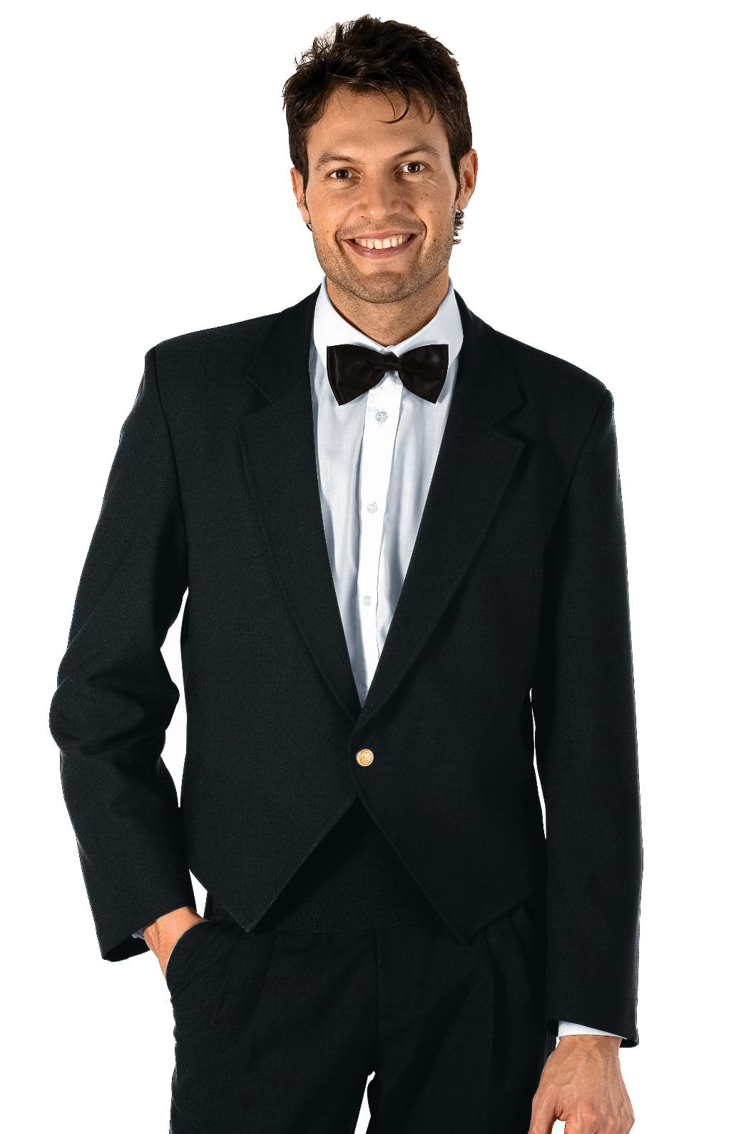 Giacca Spencer da Cameriere Nero Unisex Antimacchia