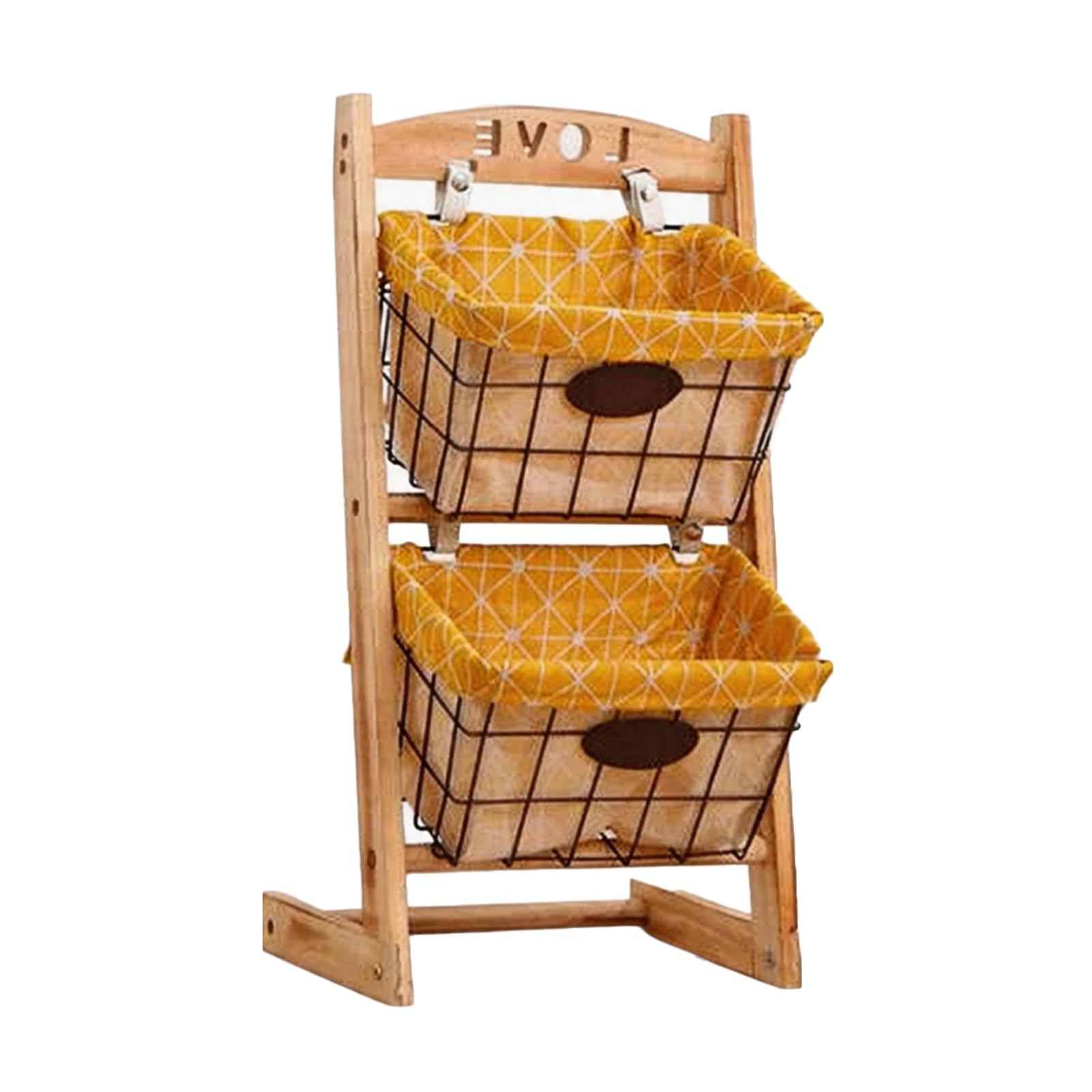 Support d'oreiller de canapé en bois vertical de 71cm de hauteur
