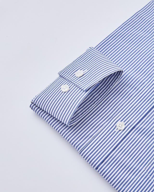 Year In Year Out Wrinkle Free Dress Shirt for Men Regular Fit Long Sleeve Wrinkle Resistant Shirt - Image 3
