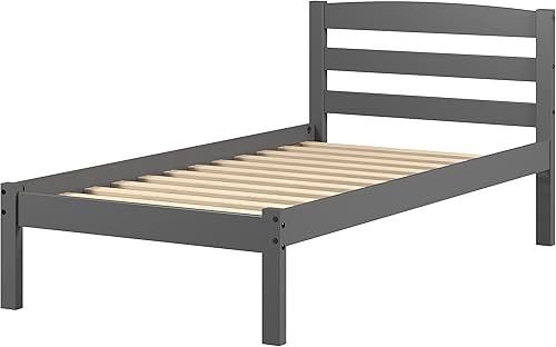 Miniatura 1 de DONCO KIDS Cama Econo Twin Plataforma Gris Oscuro