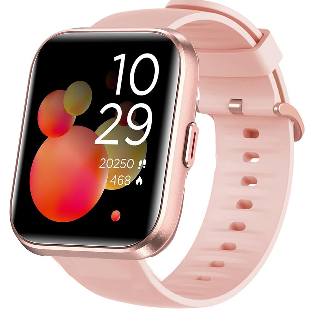 Blueshaweufor ID208 Plus Smart Watch Silicone Replacement Soft Band Wristbands Straps with Stainless Steel Buckle Compatible with WMK,aeac,Quican,Enamor,Veryfit,Tensky ID208 Plus 1.8"