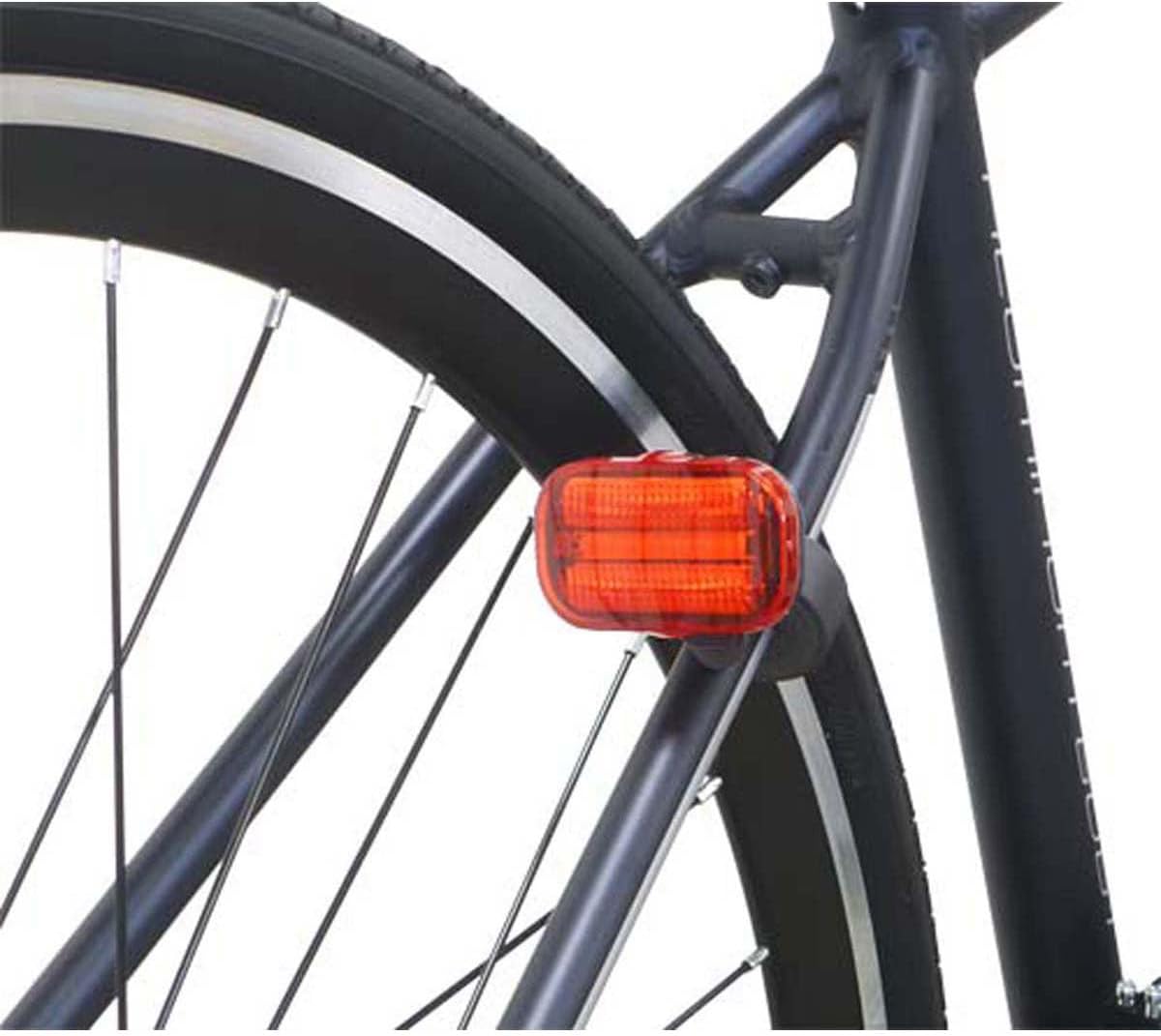 Captain STAG Y-5015 Bicycle Tail Light, LED COB LED Safety Light, Rear / 2 Modes, JIS Standard