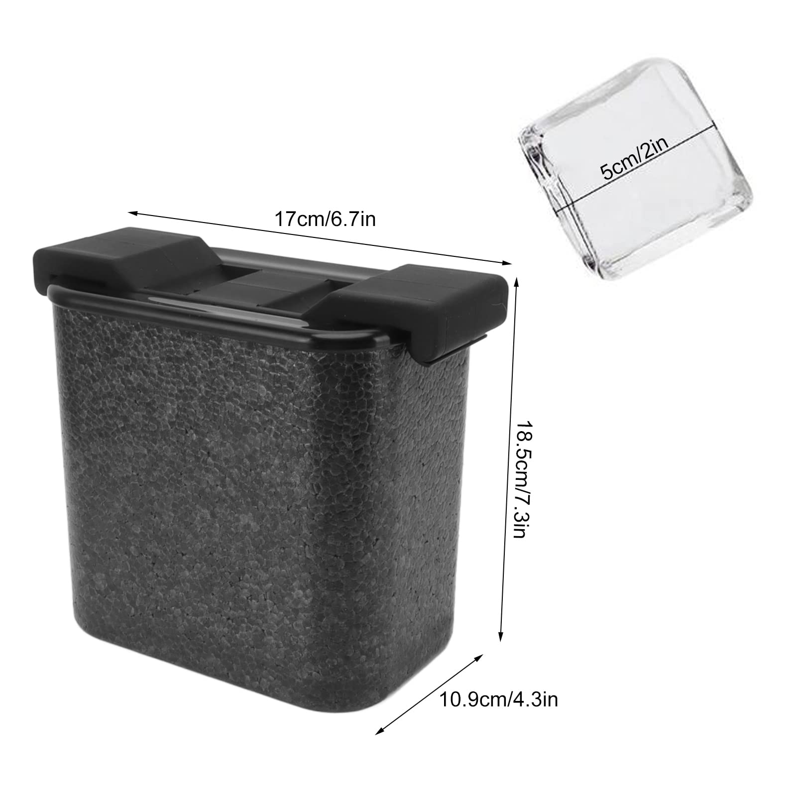 Crystal Clear Ice Ball Maker, Stampo per Cubetti di Ghiaccio a 2 Fori 3D Riutilizzabile e Sfera in Silicone Senza BPA Forma Unica Stampo per Fabbricatore di Ghiaccio per Whisky, (Cubo)