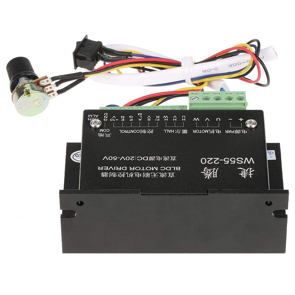 WS55-220 BLDC Motor Driver Controller DC 48V 500W mandrino senza spazzola CNC