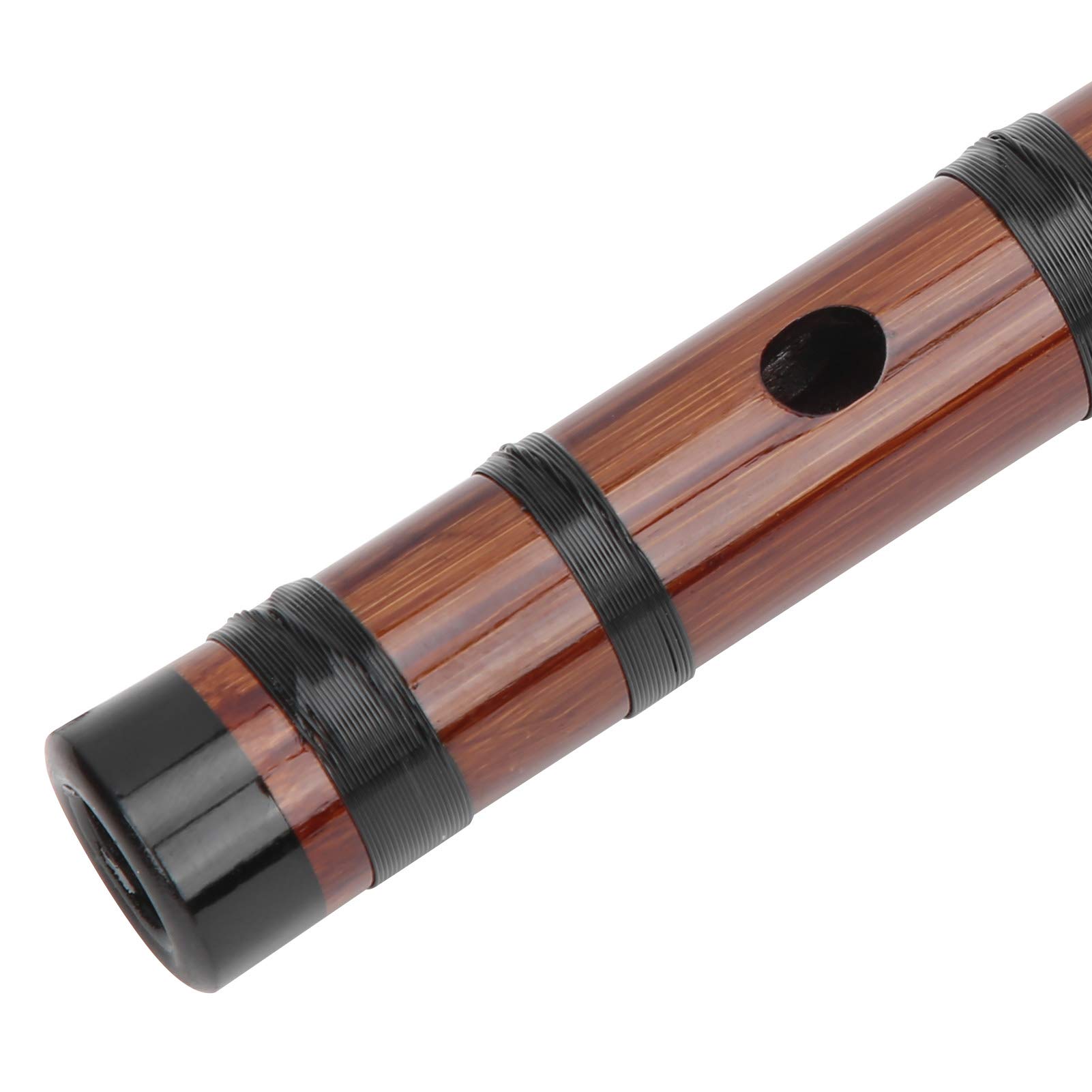 Flauta de bambú G Key, instrumento de viento chino refinado, kit Dizi para principiantes, rendimiento y examen de grado con 8 años de material de bambú amargo seco, caja de tela y
