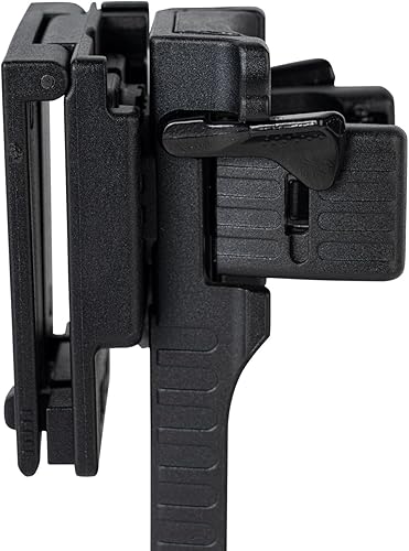 Miniatura 8 de Soporte de bastón de liberación rápida con cinturón de servicioMOLLE Clip de chaleco giratorio de policía funda de bastón de 16"-21"-26" Portador