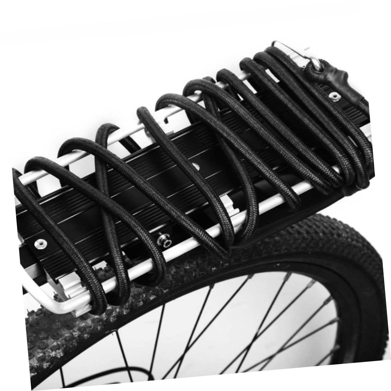 NAMOARLY Elastic Cord 1.5m Tensioner Belt Secure Binding Device for Motorcycles Garden Equipment