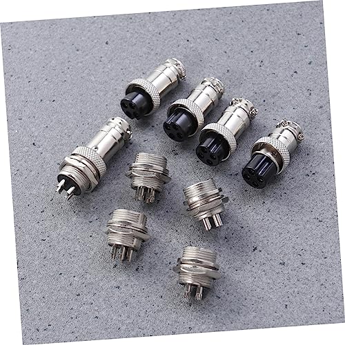 Conector de Aviación OSALADI 5 Piezas Plateado miniatura 2