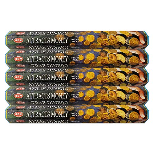 HEM Incense Hem Attracts Money Incense Sticks Agarbatti Masala Pack