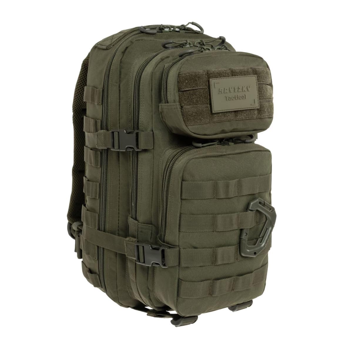 Tactical Polygon Small 20L Mochila Táctica – Oliva | Mochila Militar & Outdoor Hombre | Con Sistema MOLLE & Bolsillo para Depósito de Hidratación | Ideal para Senderismo, Deporte & Viaje