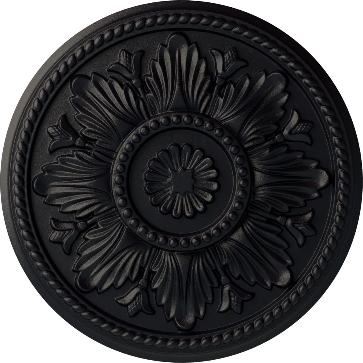Ekena Millwork CM18EDSGS Edinburgh Ceiling Medallion, Steel Gray