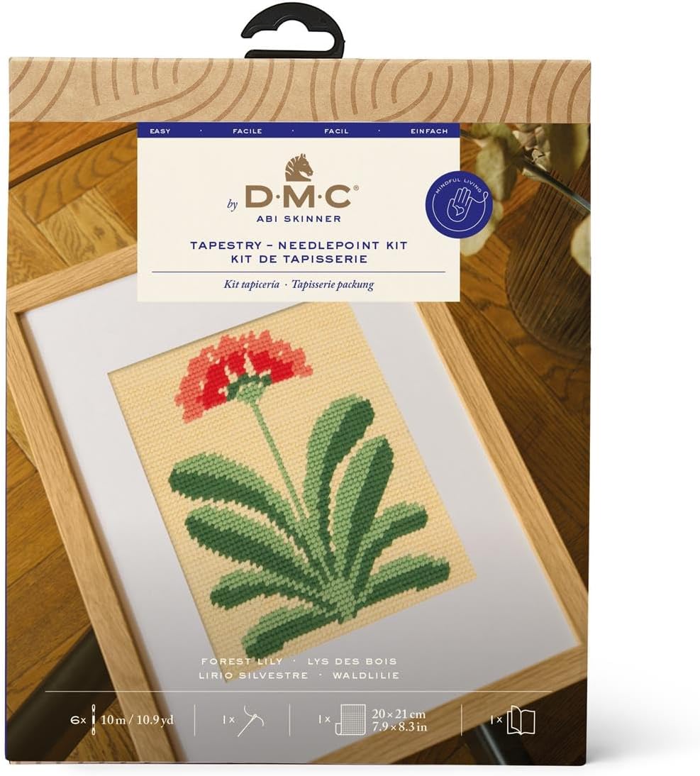 DMC Forest Lily - Medium Tapestry-Needlepoint Kit