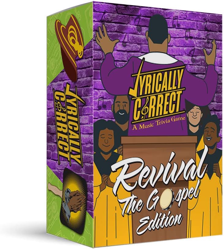 Lyrically Correct The Revival Gospel Music Trivia Card Game |