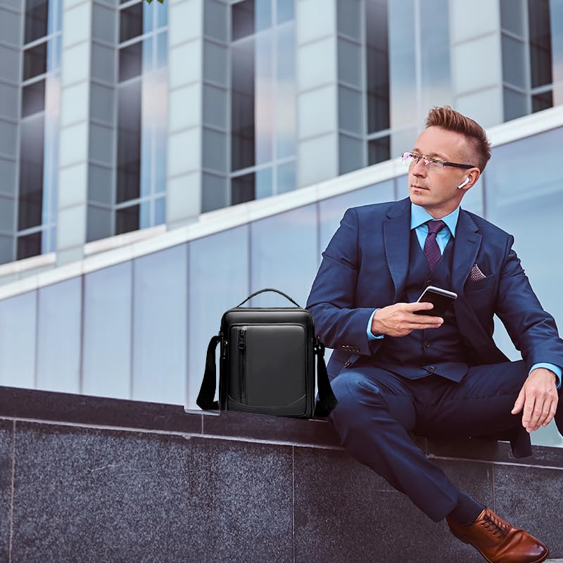 Image of Storite Stylish Sling Bag for Men Messenger Crossbody Bag for Multi Purposes & Travel Office Business One Side Shoulder Carry Handbag For Men