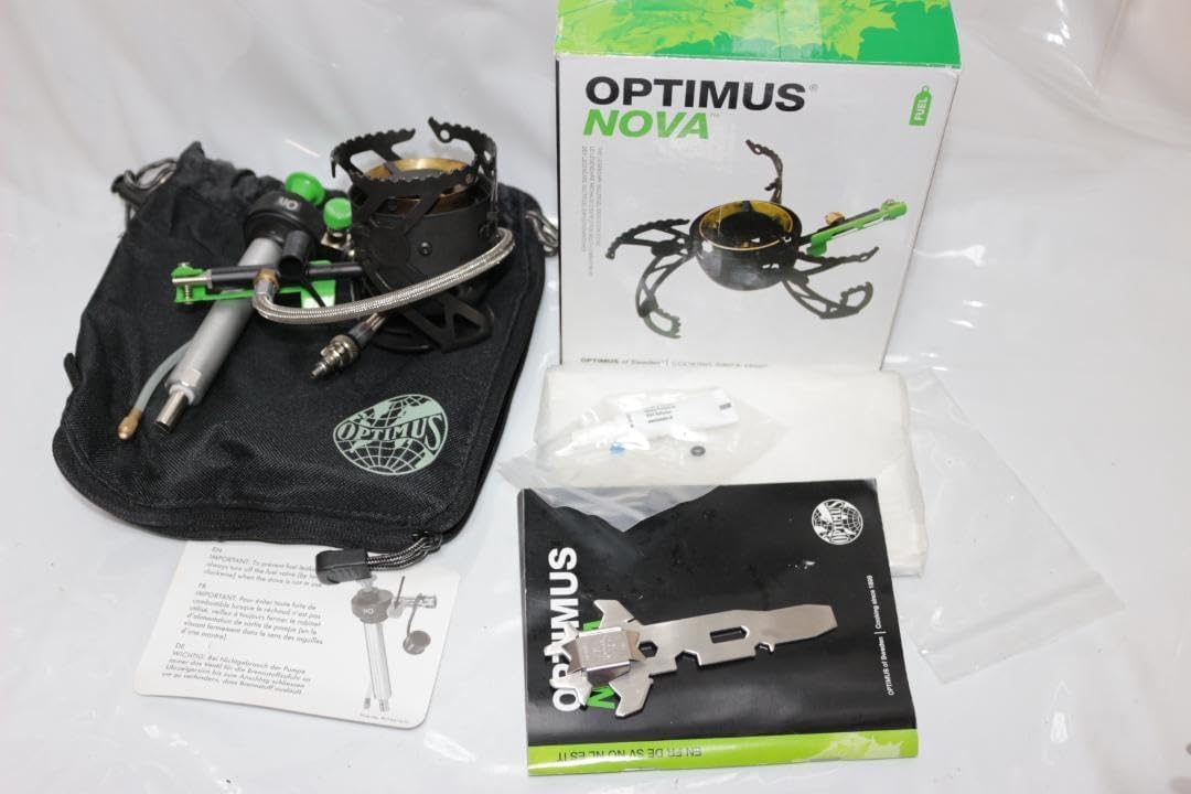 オプチマス Optimus ノバ NOVA マルチフューエル ボトル&予備部品付 オプチマス Optimus ノバ NOVA マルチフューエル ボトル&予備部品付