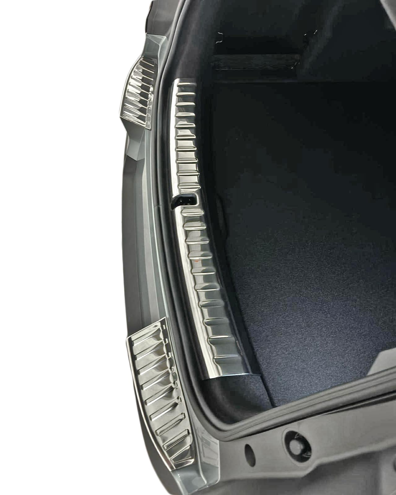 RECAMBO Protector de parachoques de acero inoxidable, apto para Mini Countryman, U25, año de fabricación a partir de 2023, juego de 2 piezas en acabado cromado pulido para parachoques interior y