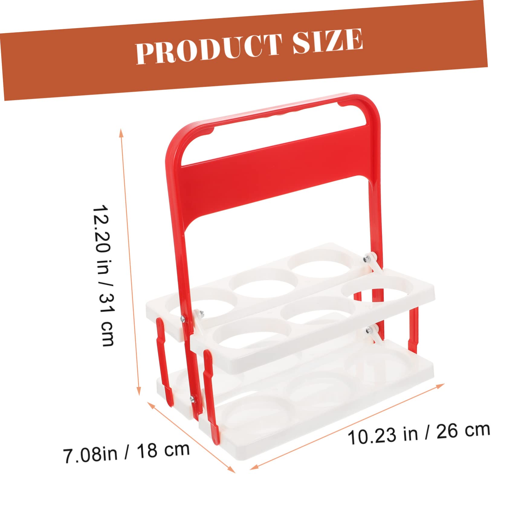 Ciieeo Folding Drink Carrier Large Foldable Beverage Holder Reusable Beer Carrier for Servers