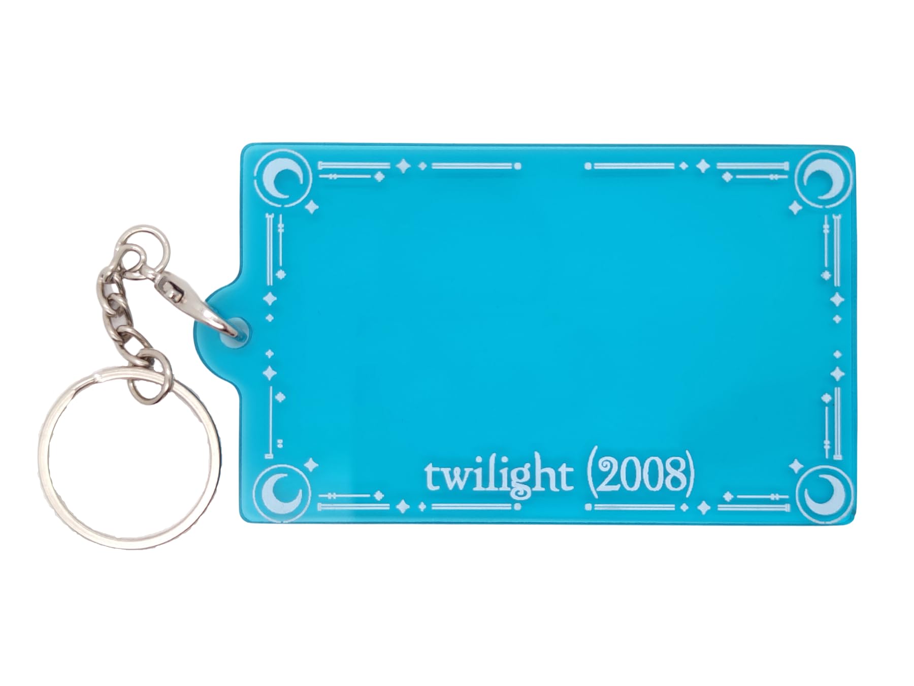 ミュージシャン POINTLESS JOURNEY LOGO KEY CHAIN Blue Vtg Journey Rock Band Collector Blue Color Plexiglass Mirror Key
