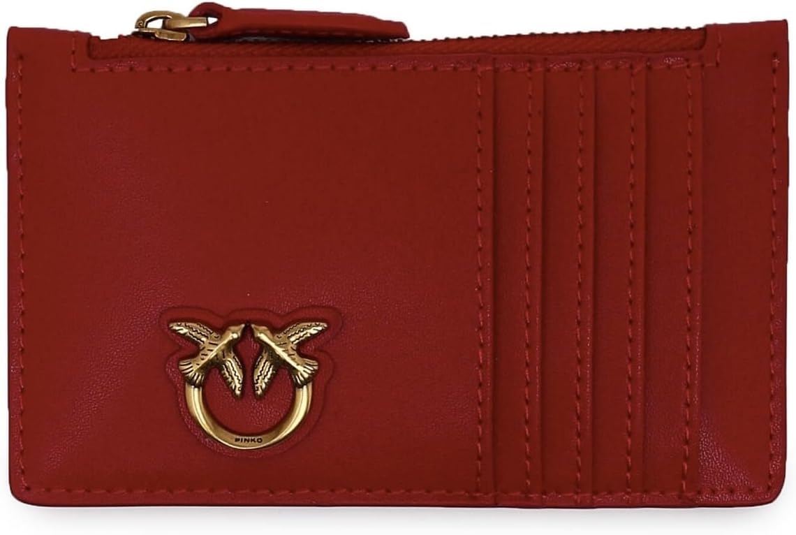Pinko Airone Cardholder Calf Silk Women's Travel Card