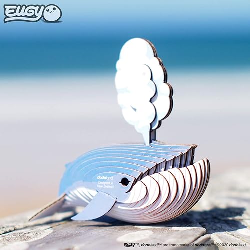 Miniatura 2 de Eugy Blue Whale - Rompecabezas 3D de 25 piezas, ecológico, juguetes educativos para niños, niñas y niños a partir de 6 años