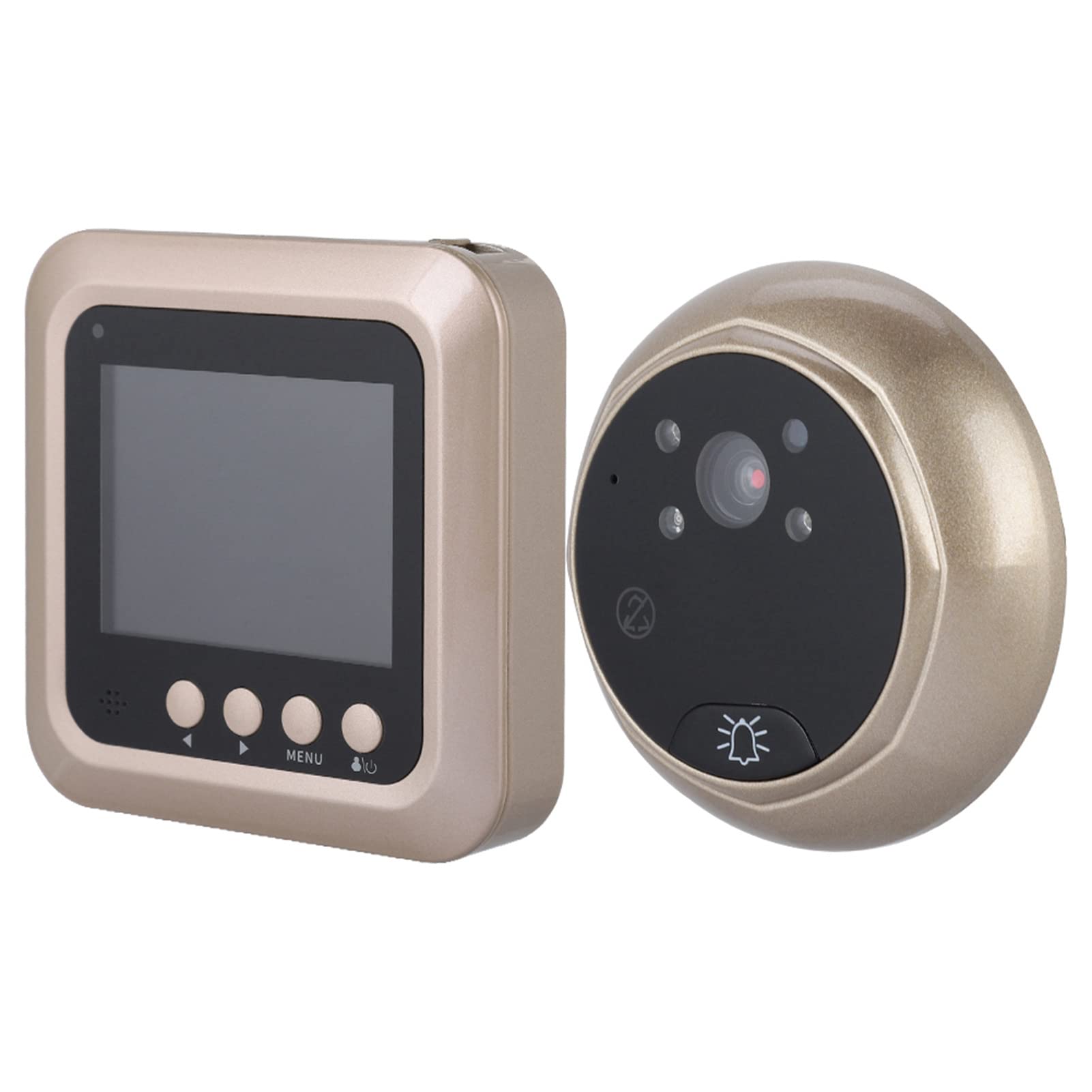 2.4 Pollici 1080P Campanello Video Campanello Elettrico Intelligente TFT Spioncino Digitale Vista Notturna A Infrarossi Visualizzatore Telecamera Di Sicurezza Funzionale Sistema Di Sicurezza Domestica