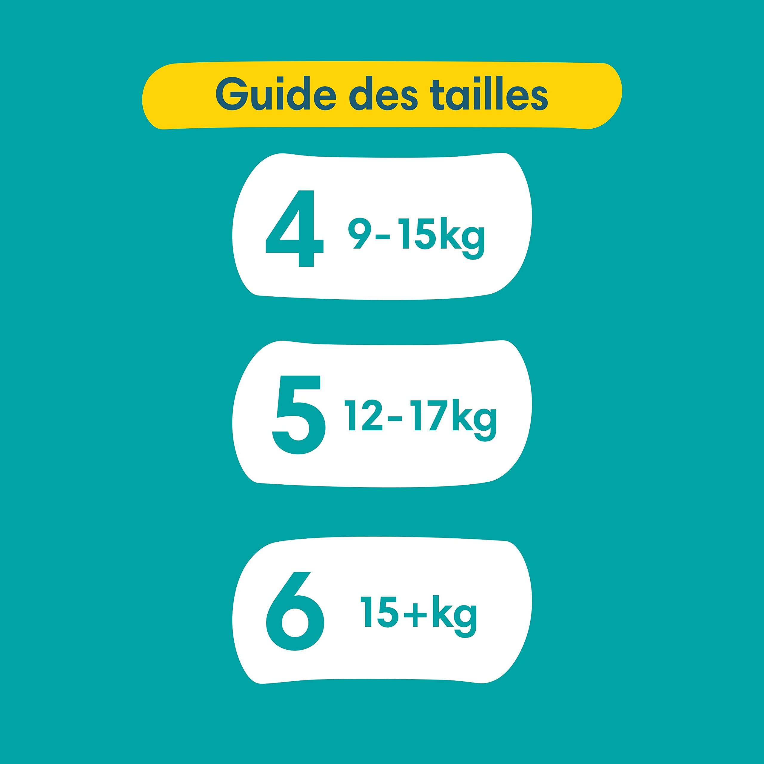 Pampers Talla 6 Pañales (15+ kg), Protección Premium, 132 pañales, caja mensual, funda de ropa 1 para mayor comodidad y protección de la piel sensible