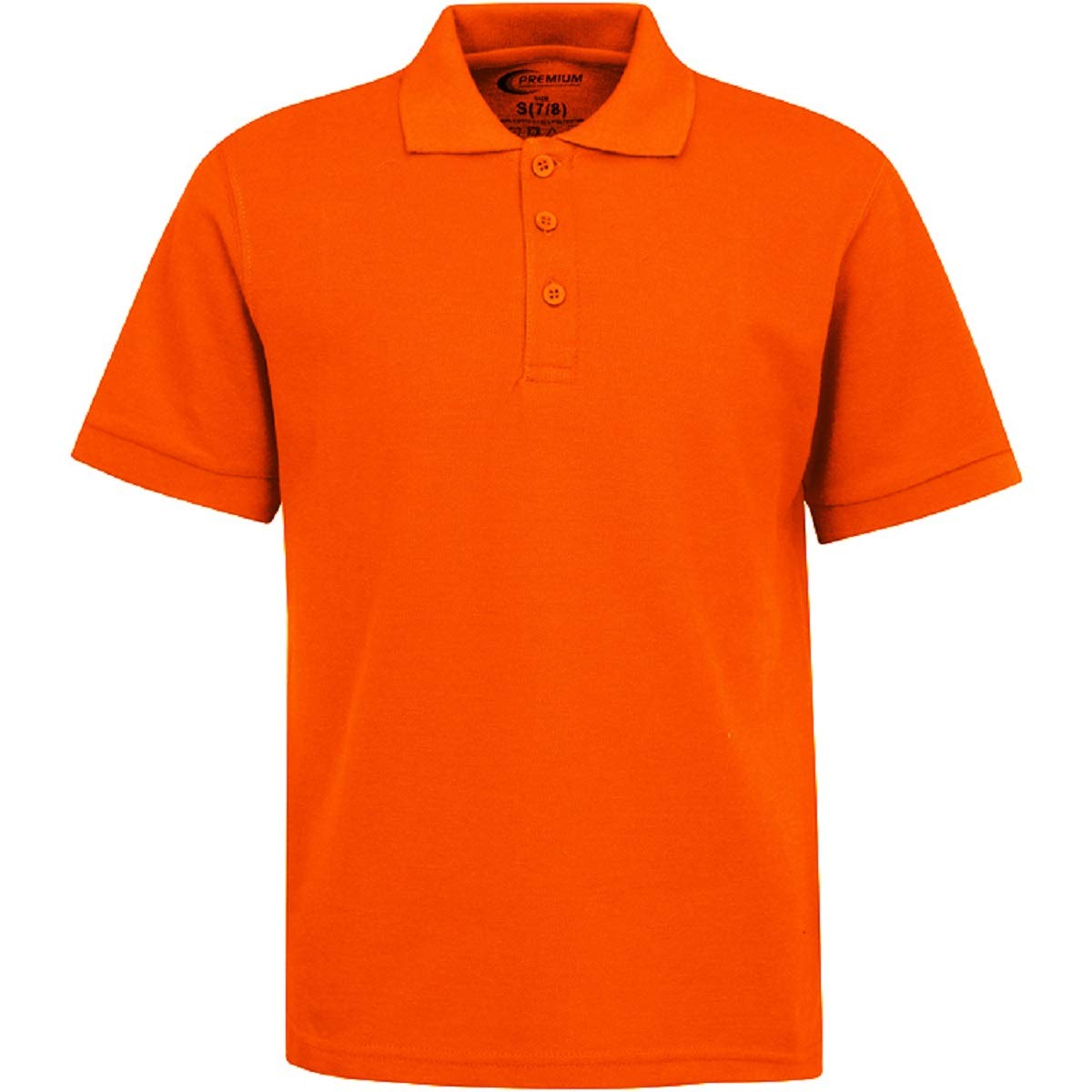 Premium Wear Boys School Uniform Short Sleeve Stain Guard Polo Shirt