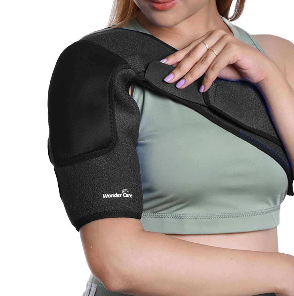 Rotator cuff brace for shoulder pain relief Neoprene Shoulder support brace for men and women for dislocated frozen mouse shoulder Easy to wear and fit for all universal sizes