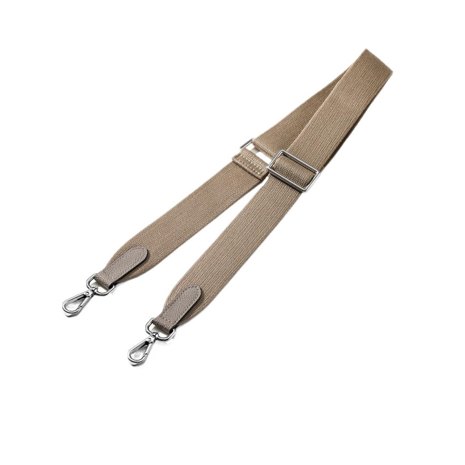 Correa de hombro ajustable de tela de 3,8 cm para bolsos cruzados en color sólido